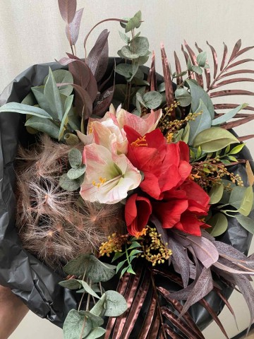 108 boeket zijde amaryllis nr 108 1