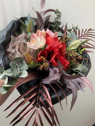 108 boeket zijde amaryllis nr 108 3