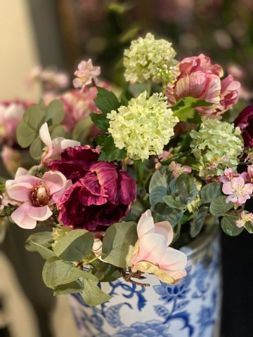 130 bloemstuk zijden tulpen en prunus nr 130 2