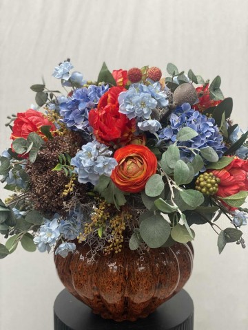 63 bloemstuk zijden tulpen en ranonkel nr 63 1