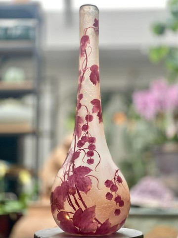 Legras art nouveau vaas houblon frankrijk ca 1900   matthijs hazeleger   bert hazeleger   hazeleger styling 1