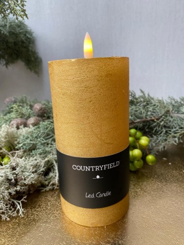 Stompkaars led countryfield 15 x 75 cm goud 1