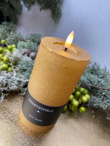 Stompkaars led countryfield 15 x 75 cm goud 2