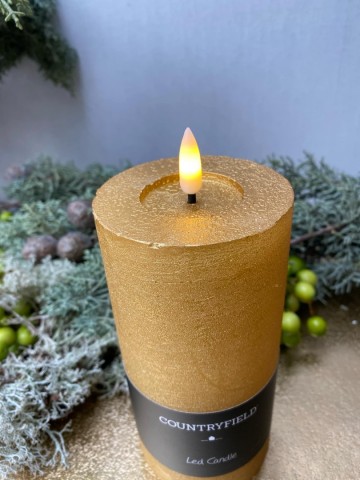 Stompkaars led countryfield 15 x 75 cm goud 3