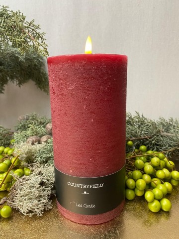 Stompkaars led countryfield 20 x 10 cm rood 1