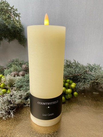 Stompkaars led countryfield 20 x 75 cm ivoor 1