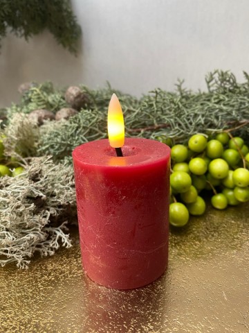 Stompkaars led countryfield 6 x 5 cm rood set van 2 3