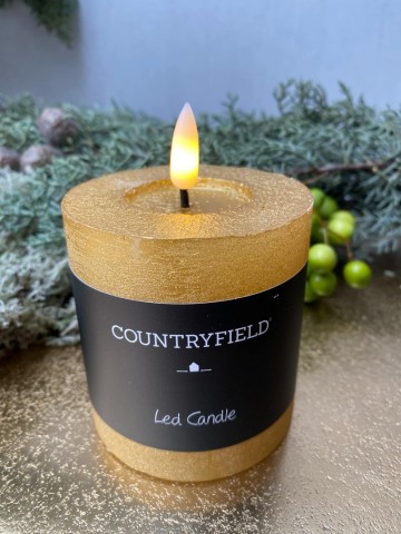 Stompkaars led countryfield 8 x 75 cm goud 1