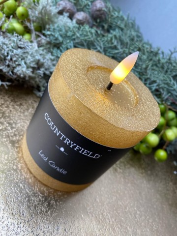 Stompkaars led countryfield 8 x 75 cm goud 2