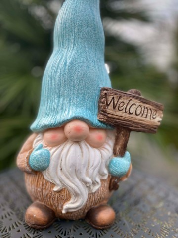 Tuinkabouter blauw 3